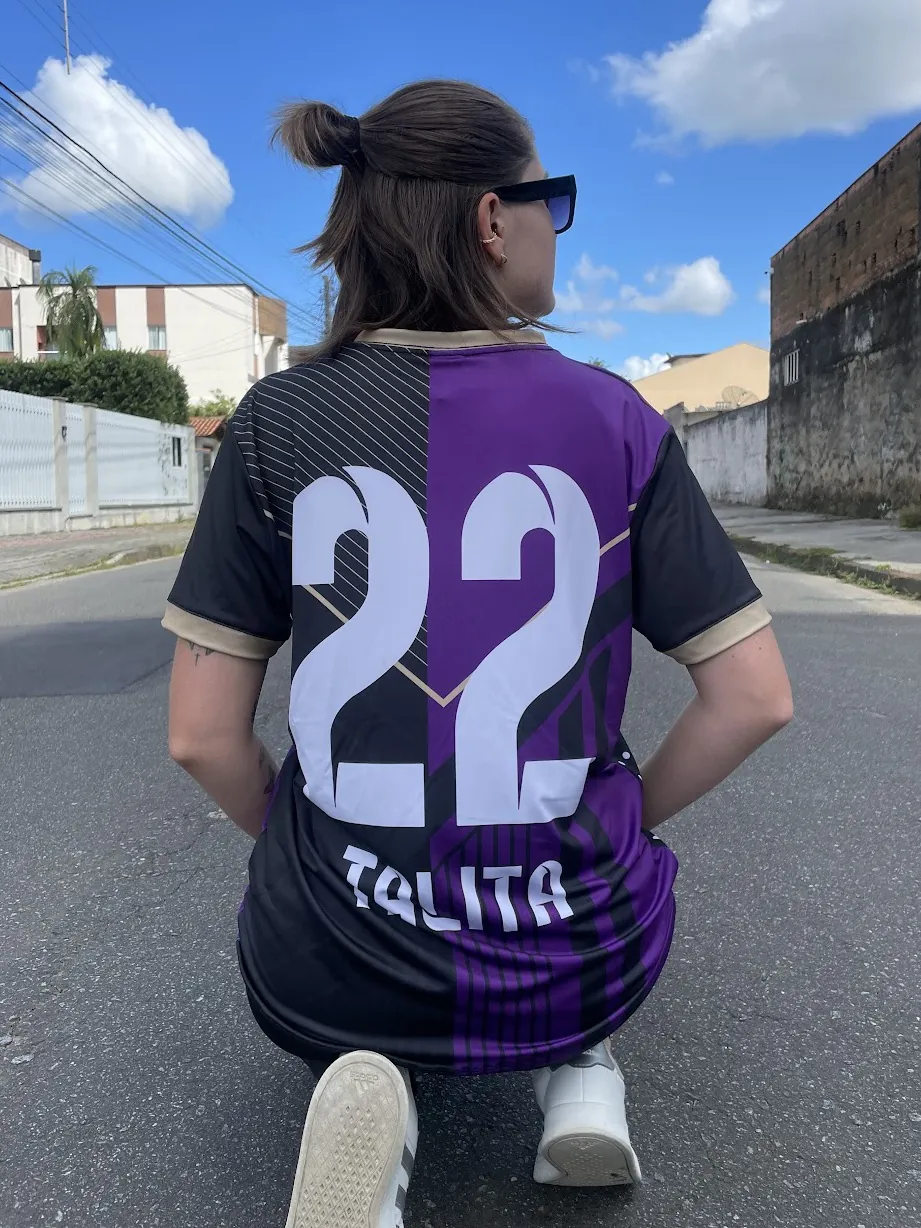 Camiseta Dry Fit UV 50+ personalizada Jana Jô — foto 1